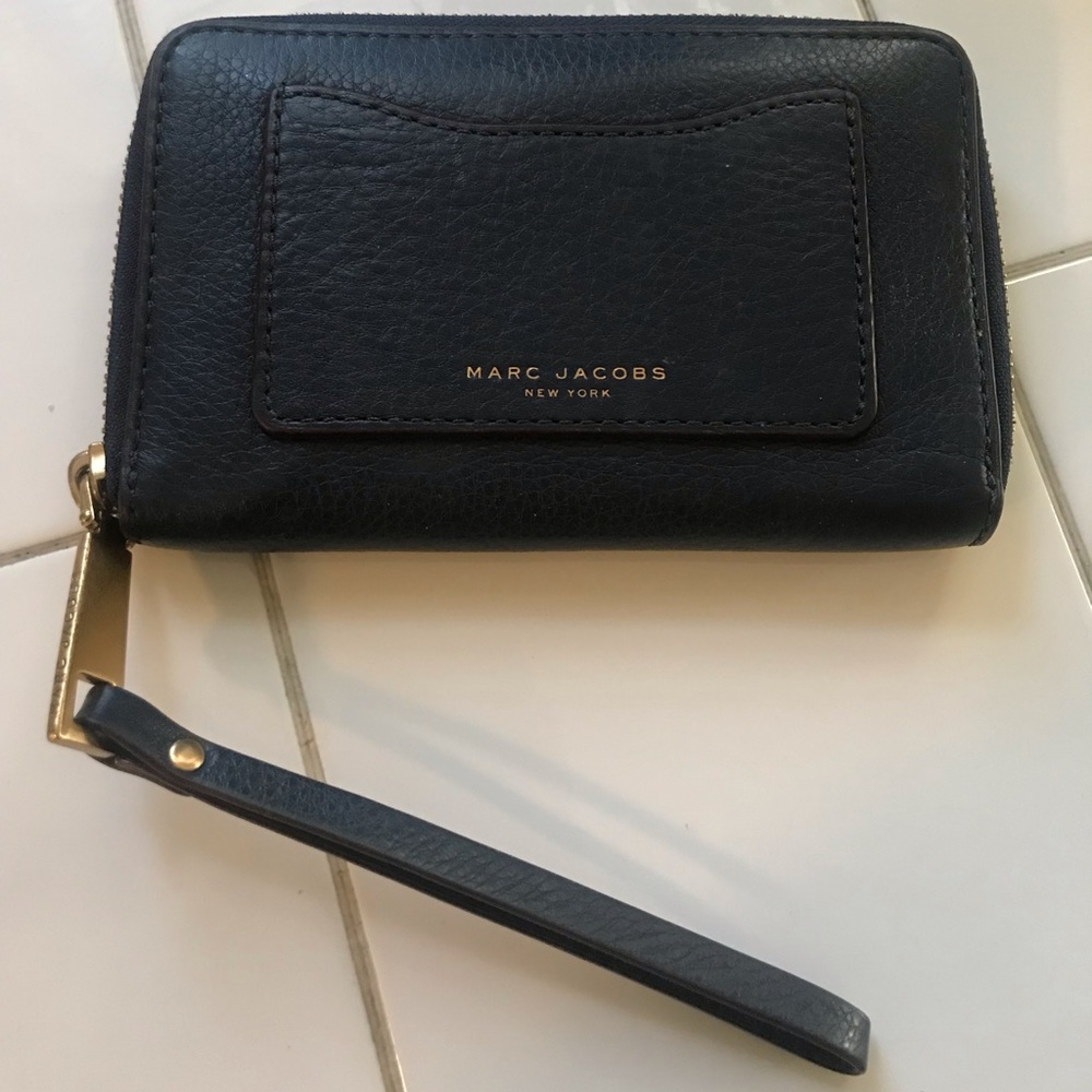 Marc Jacobs Wristlet, Navy Blue